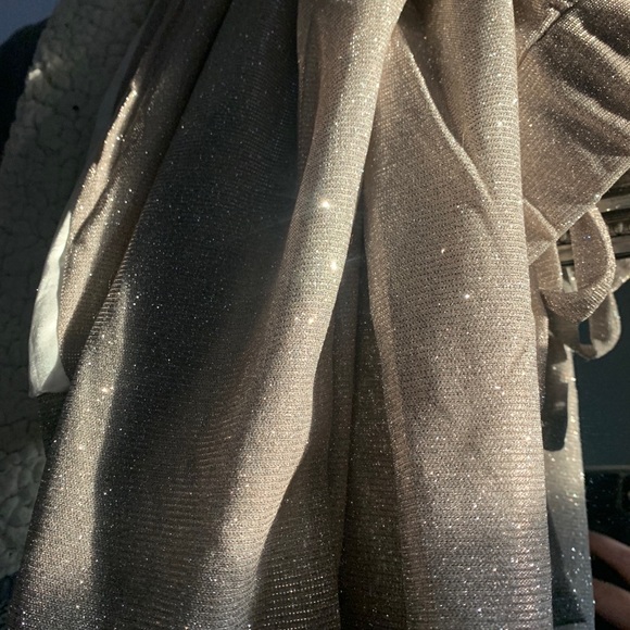 NWT✨ Ashley Stewart Sparkly champagne joggers - Picture 7 of 8